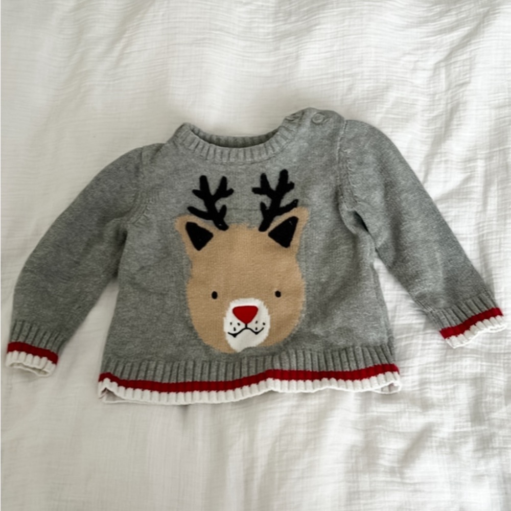 3/$20 Reindeer Sweater | Joe Fresh | 3-6 Months